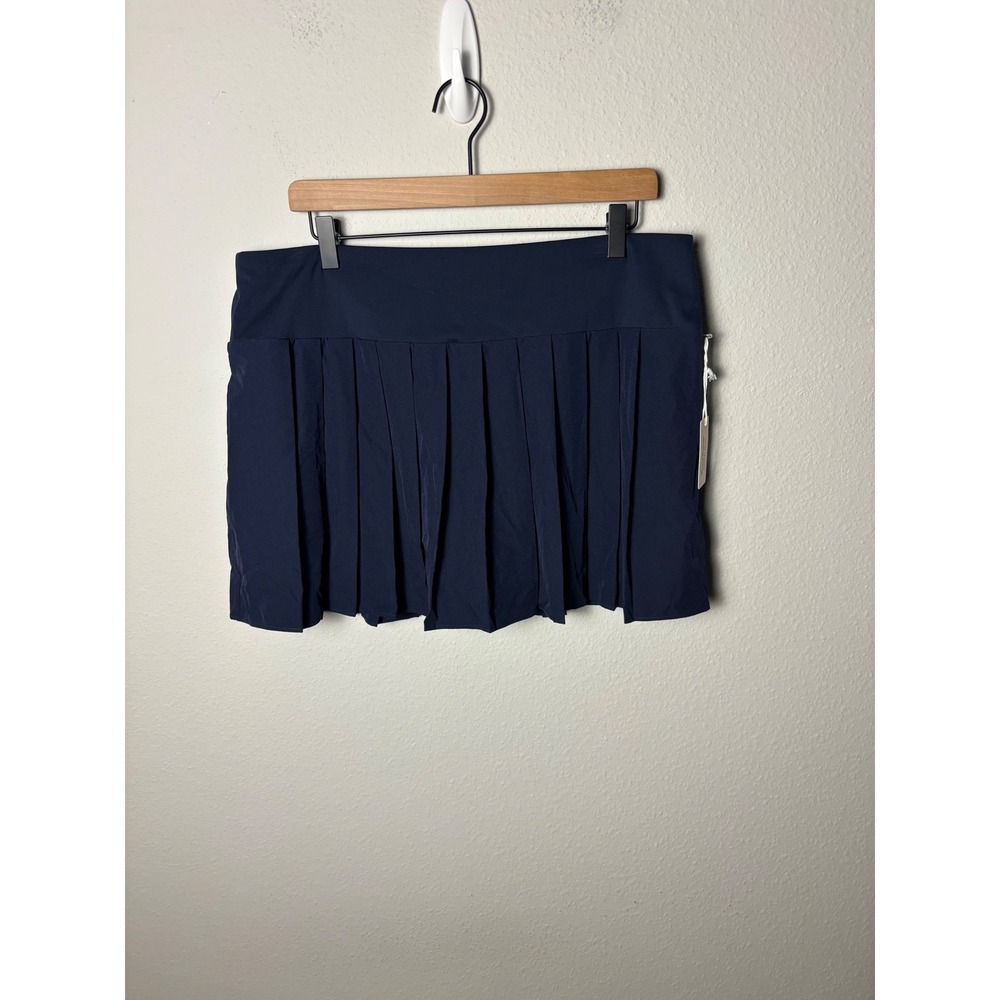 ☀️Tommy Bahama Everyday Active Navy Blue Pleated Golf Tennis Skort XL NWT